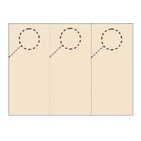 Burris Ride Release ID Hangers (3UP)  - Classy Cream